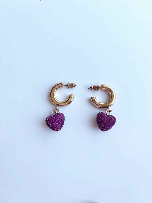 bubbled over with love earrings
