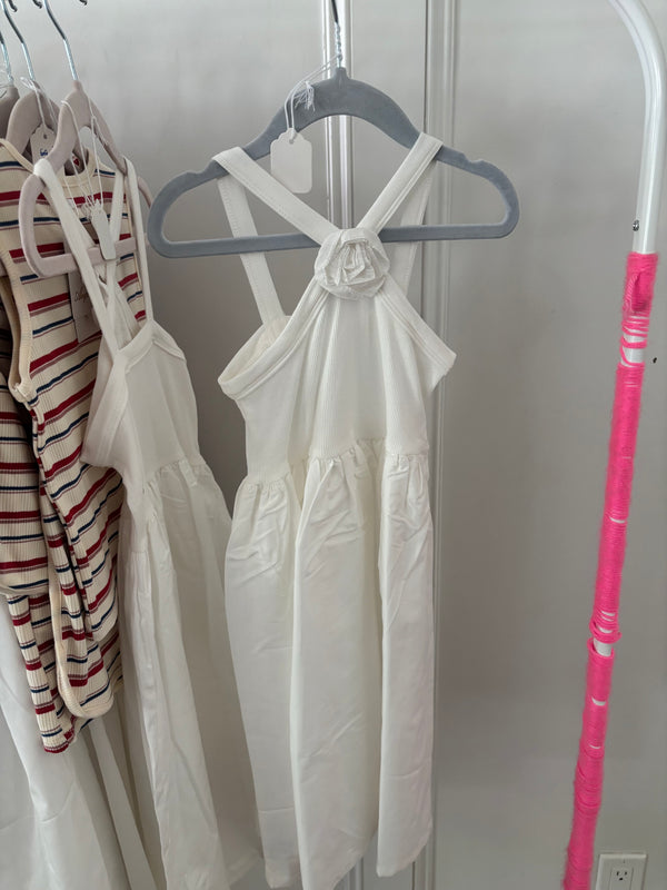 White Flower Dress