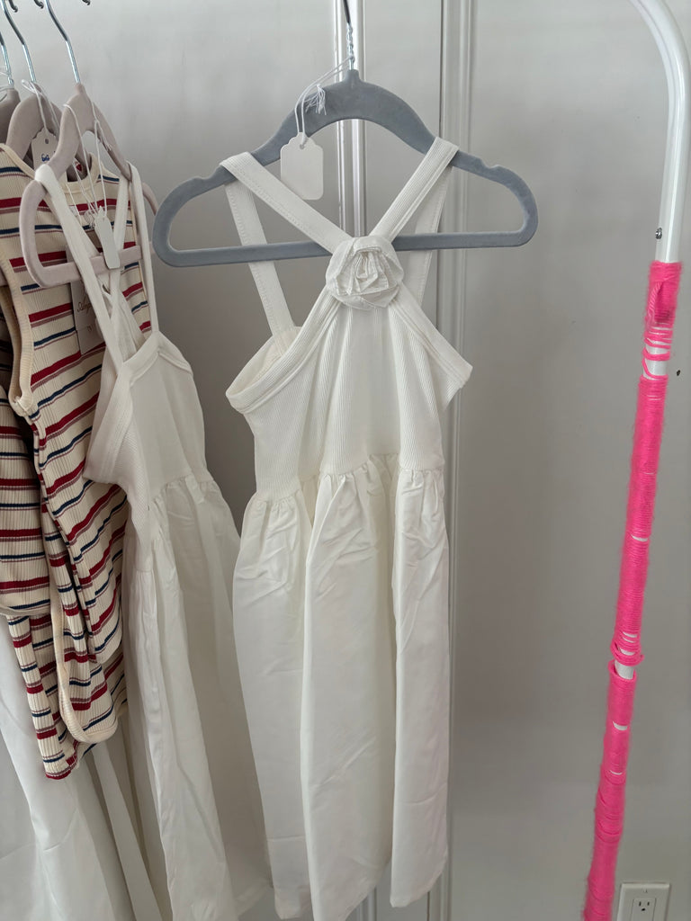 White Flower Dress