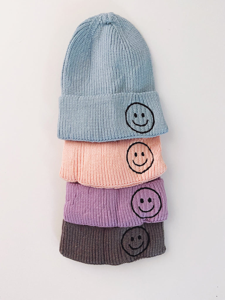 Smiley Knit Hat